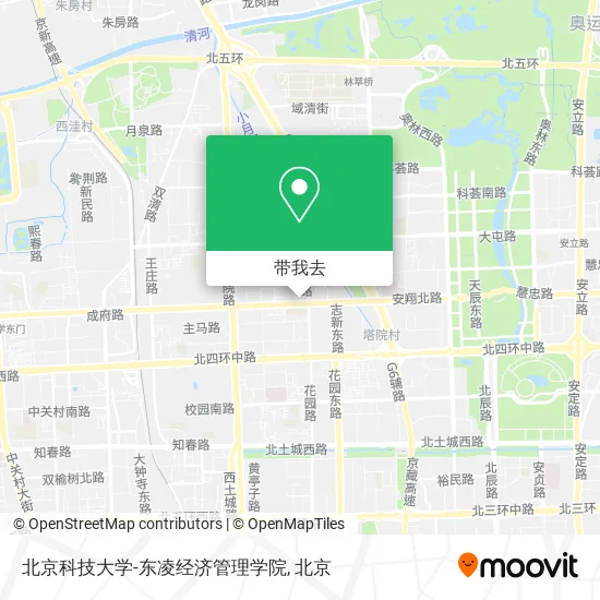 北京科技大学-东凌经济管理学院地图