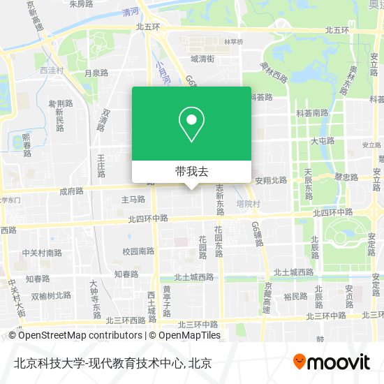 北京科技大学-现代教育技术中心地图