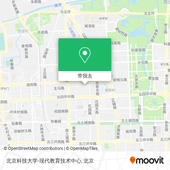 北京科技大学-现代教育技术中心地图