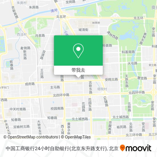 中国工商银行24小时自助银行(北京东升路支行)地图