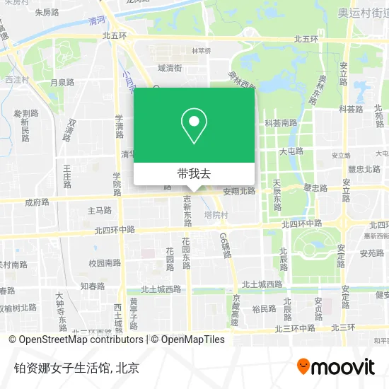 铂资娜女子生活馆地图