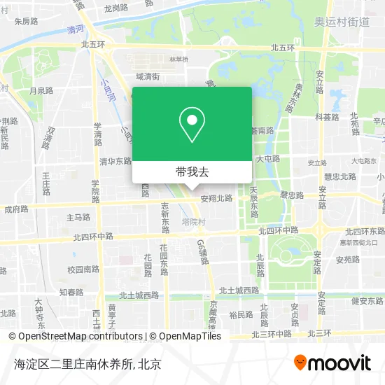 海淀区二里庄南休养所地图