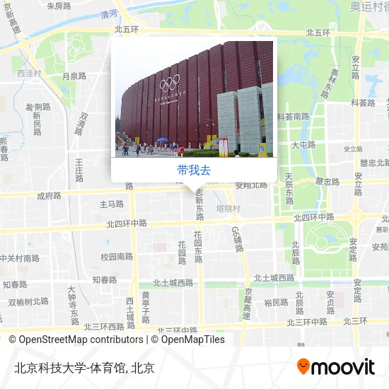 北京科技大学-体育馆地图