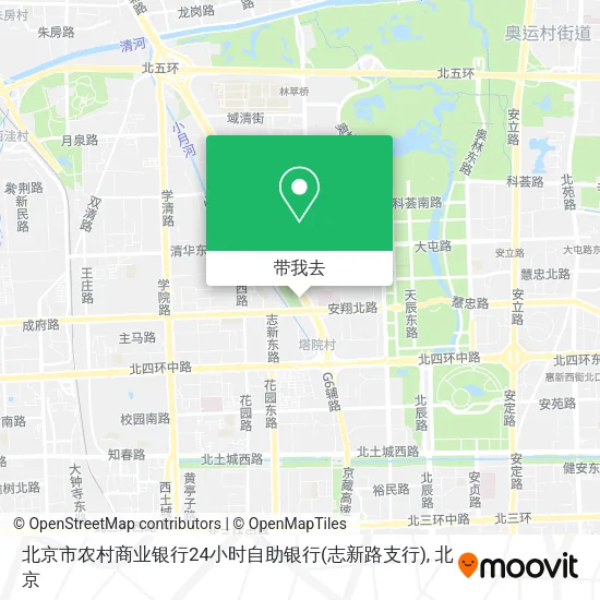 北京市农村商业银行24小时自助银行(志新路支行)地图