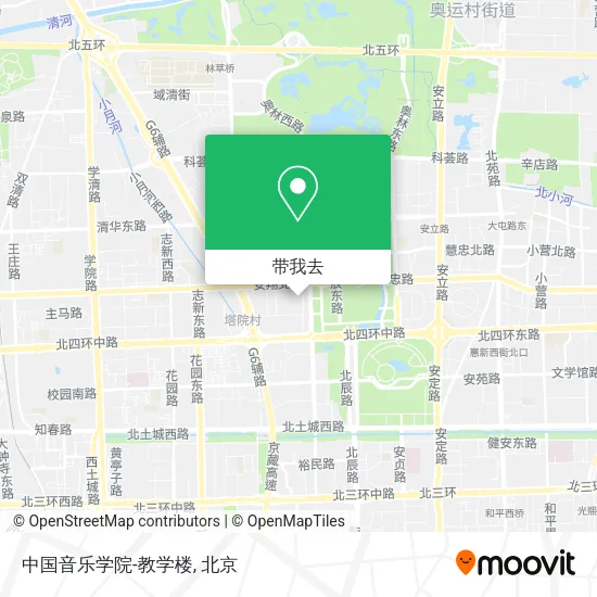 中国音乐学院-教学楼地图