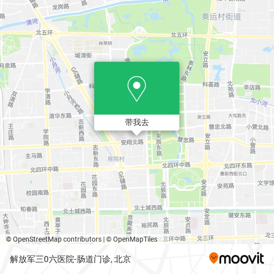 解放军三0六医院-肠道门诊地图