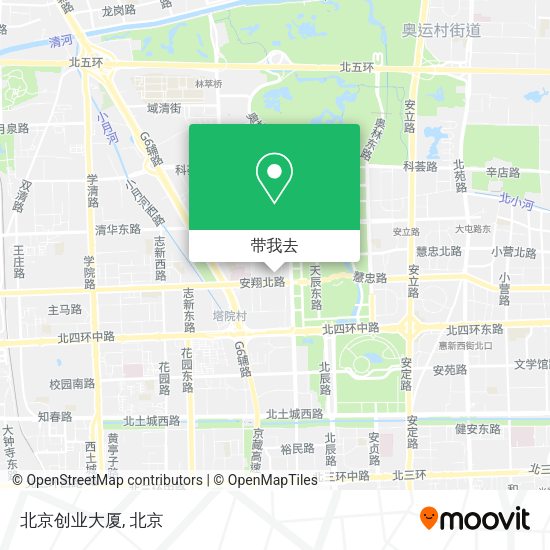 北京创业大厦地图