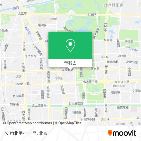 安翔北里-十一号地图