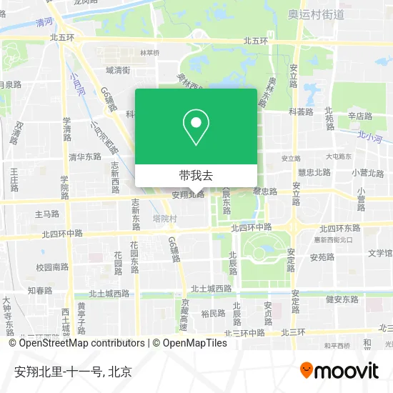 安翔北里-十一号地图