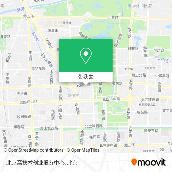 北京高技术创业服务中心地图