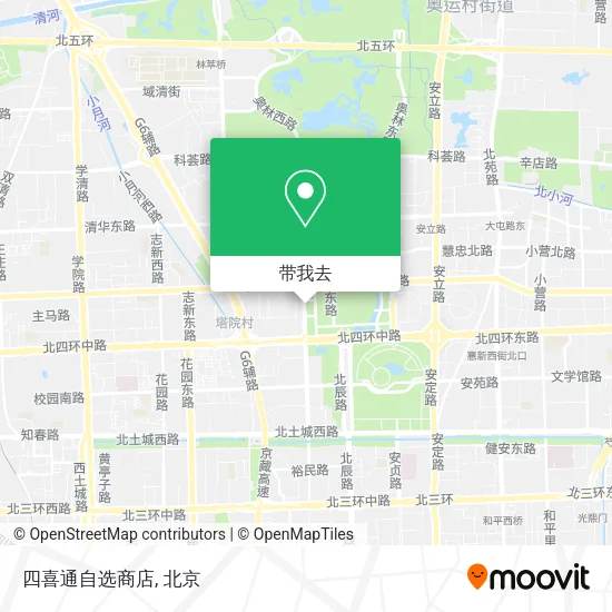 四喜通自选商店地图