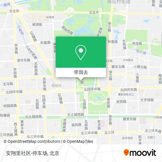 安翔里社区-停车场地图