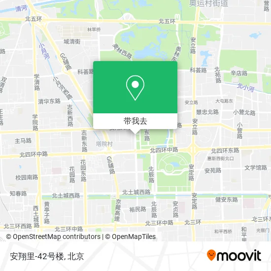 安翔里-42号楼地图