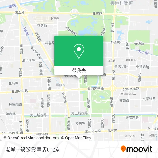 老城一锅(安翔里店)地图