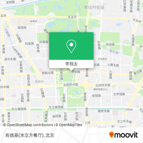 肯德基(水立方餐厅)地图
