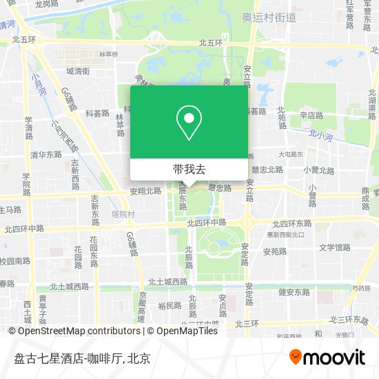 盘古七星酒店-咖啡厅地图