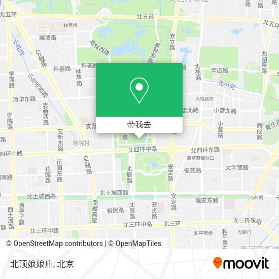 北顶娘娘庙地图