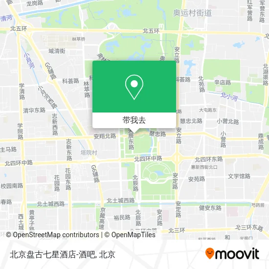 北京盘古七星酒店-酒吧地图
