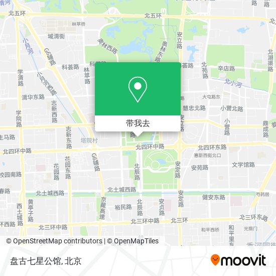 盘古七星公馆地图