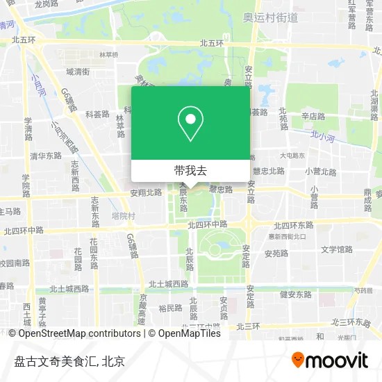 盘古文奇美食汇地图