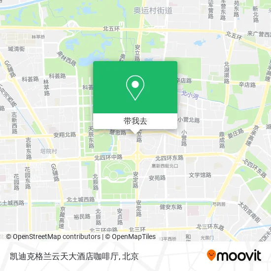 凯迪克格兰云天大酒店咖啡厅地图