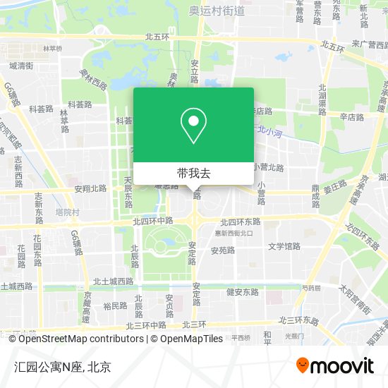 汇园公寓N座地图