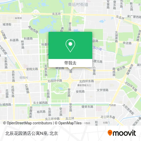 北辰花园酒店公寓N座地图