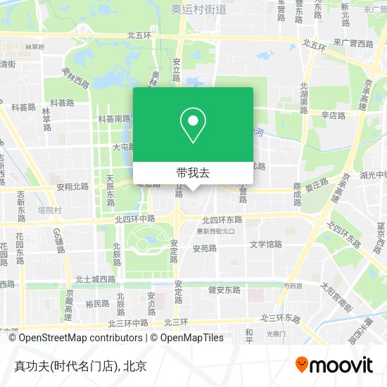 真功夫(时代名门店)地图