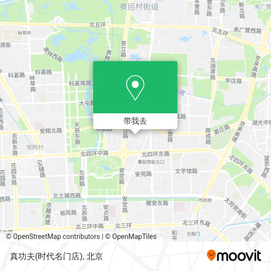 真功夫(时代名门店)地图