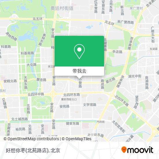 好想你枣(北苑路店)地图
