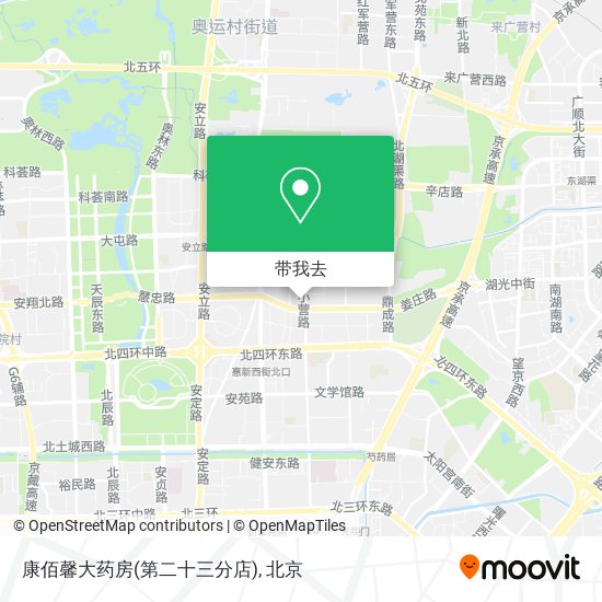 康佰馨大药房(第二十三分店)地图