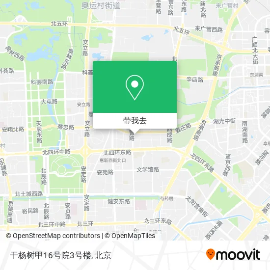 干杨树甲16号院3号楼地图