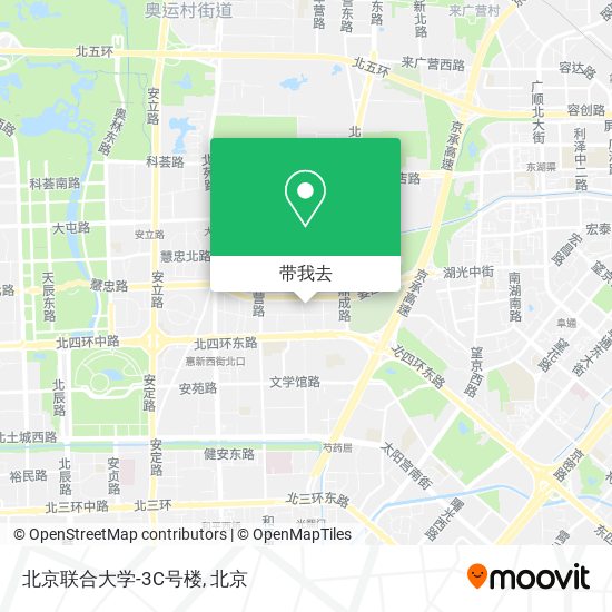 北京联合大学-3C号楼地图