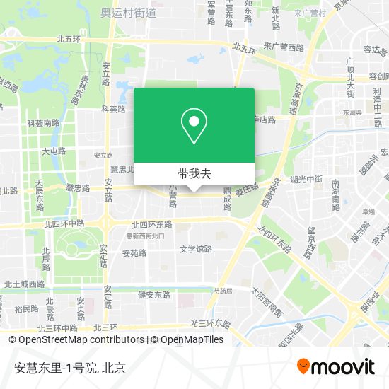 安慧东里-1号院地图