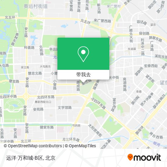 远洋·万和城-B区地图