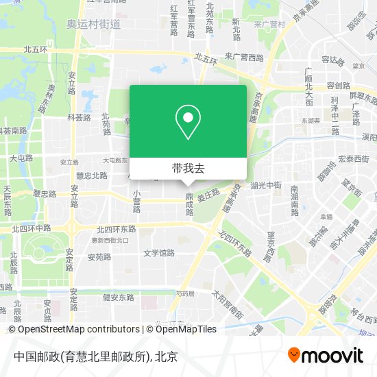 中国邮政(育慧北里邮政所)地图