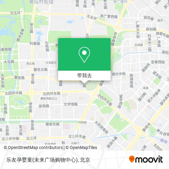 乐友孕婴童(未来广场购物中心)地图