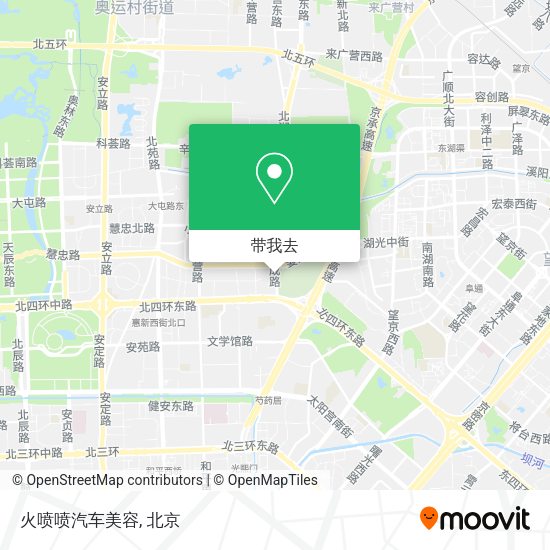火喷喷汽车美容地图