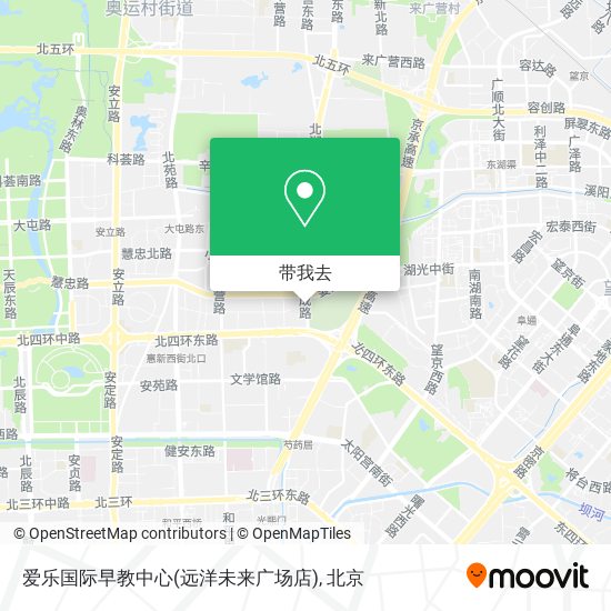 爱乐国际早教中心(远洋未来广场店)地图