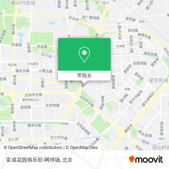 富成花园俱乐部-网球场地图