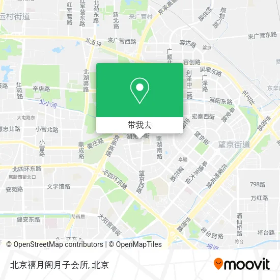 北京禧月阁月子会所地图