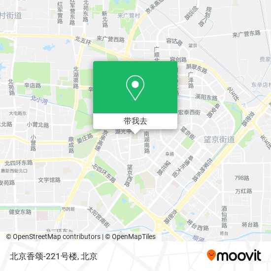 北京香颂-221号楼地图