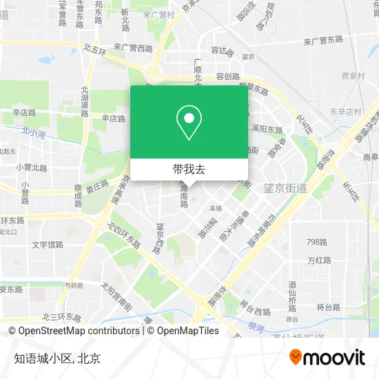 知语城小区地图