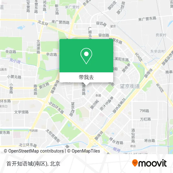 首开知语城(南区)地图