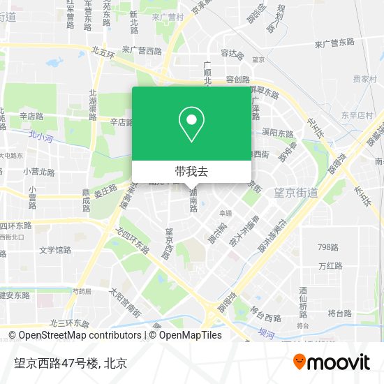 望京西路47号楼地图