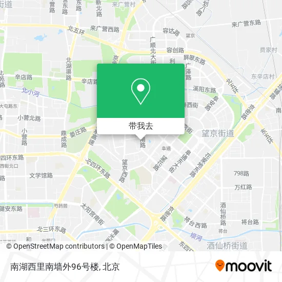 南湖西里南墙外96号楼地图