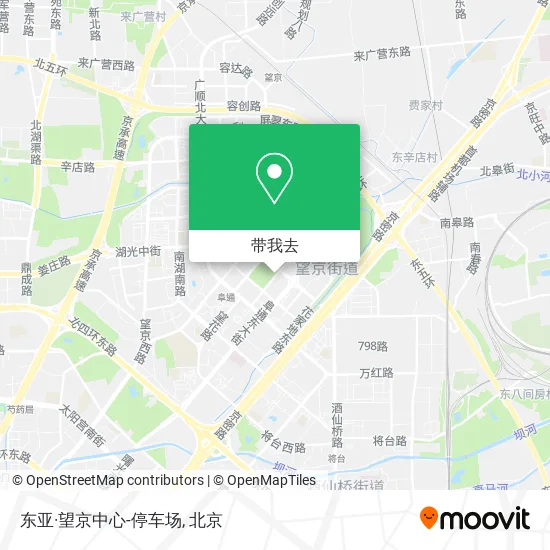 东亚·望京中心-停车场地图