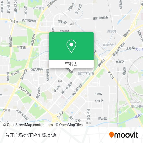 首开广场-地下停车场地图