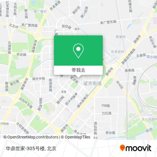 华鼎世家-305号楼地图