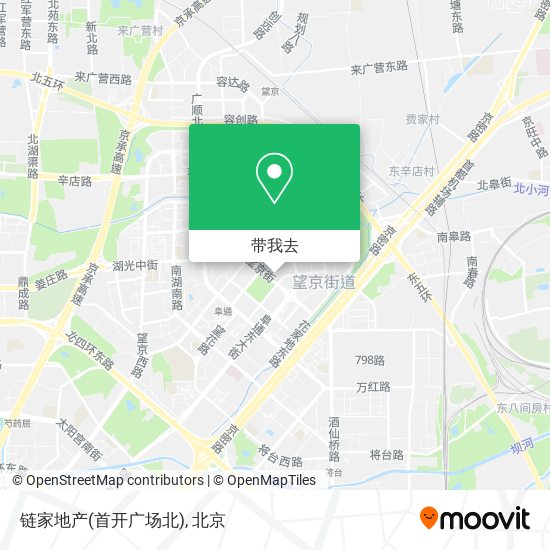 链家地产(首开广场北)地图